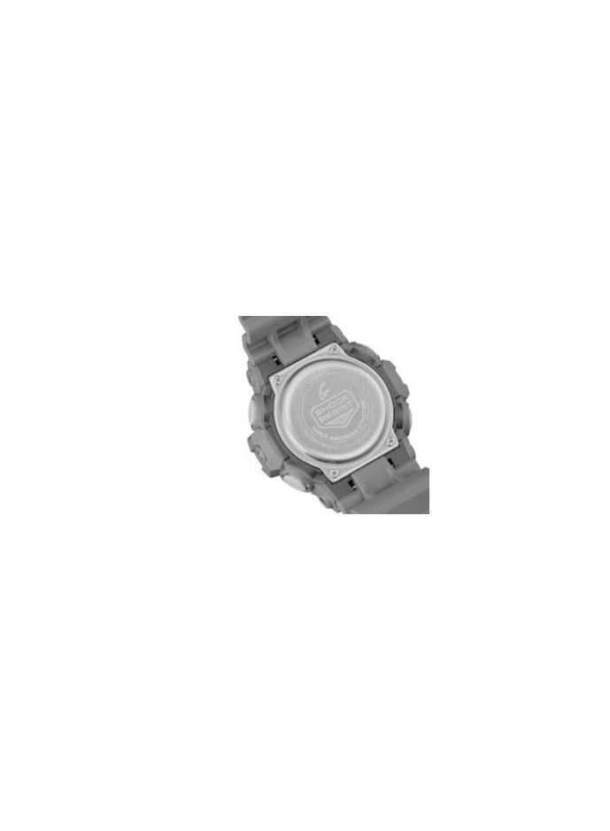G-Shock Casio GA700HD-8ADR Analog/Digital Wrist Watch with Grey Rasin Band, 50 mm Size, White/Grey, Mens - Image 2