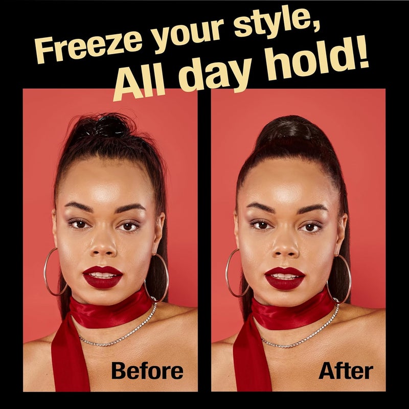 EBIN NEW YORK Wonder Ponytail Bond Freeze Spray Extreme Firm Hold - Coarse Hair 8oz/ 245ml | Long Lasting Hold, Frizz Control, Shine Enhancing, Fast-Drying, All-Day Hold, Natural Look - Image 4