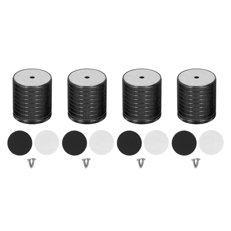 Adjustable Furniture Risers 43-75mm Height Range Aluminum Alloy Heavy Duty Bed Risers - Non Slip Pad Metal Riser for Sofa Table Cabinet - Image 1