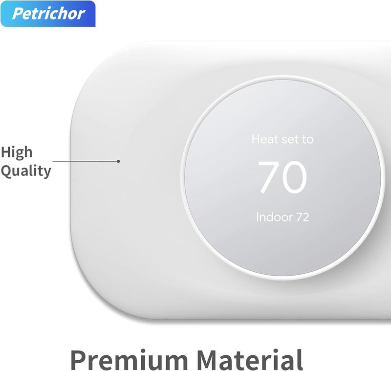 Petrichor Nest Thermostat Trim Kit Compatible with Google Nest Thermostat 2020 Easy to Install Snow - Image 5