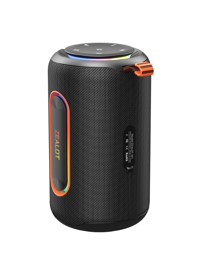 ZEALOT MP1 60W Bluetooth Speaker Portable Outdoor Speakers Stereo Deep Bass Subwoofer Waterproof 8000mAh Battery For 36 Hours Playtime For Smartphone/ Laptop/ Tablet/ TV/ PC - Image 3