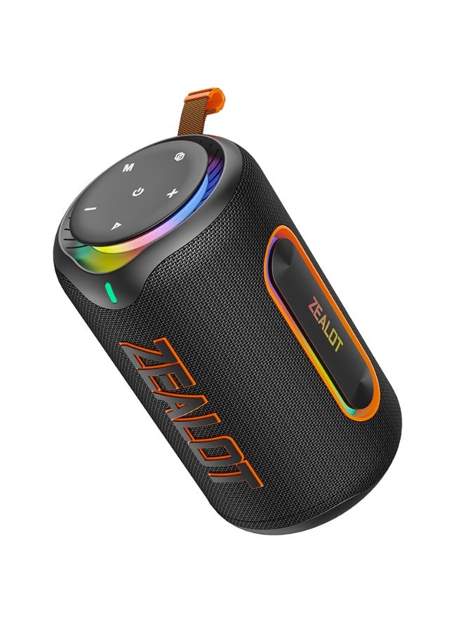 ZEALOT MP1 60W Bluetooth Speaker Portable Outdoor Speakers Stereo Deep Bass Subwoofer Waterproof 8000mAh Battery For 36 Hours Playtime For Smartphone/ Laptop/ Tablet/ TV/ PC - Image 4