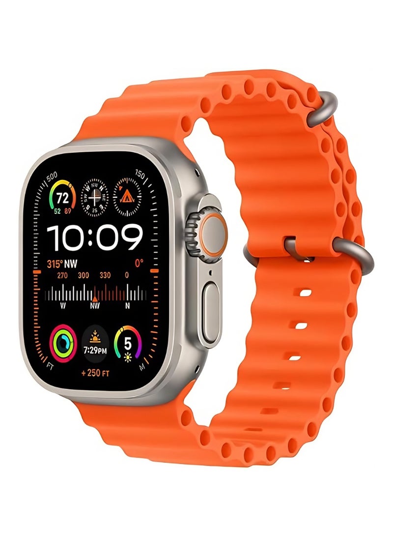 adhomax New T900 Ultra 2 smart watch Elegant Design 2.2" NFC, infinite display, Fitness Tracker, Heart Rate, Bluetooth, Wireless Charging, works with IOS and android, for men and women - Image 5