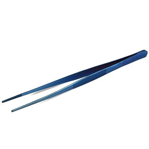 JB Prince Blue Straight Tip Tweezer 10 inches - Image 3