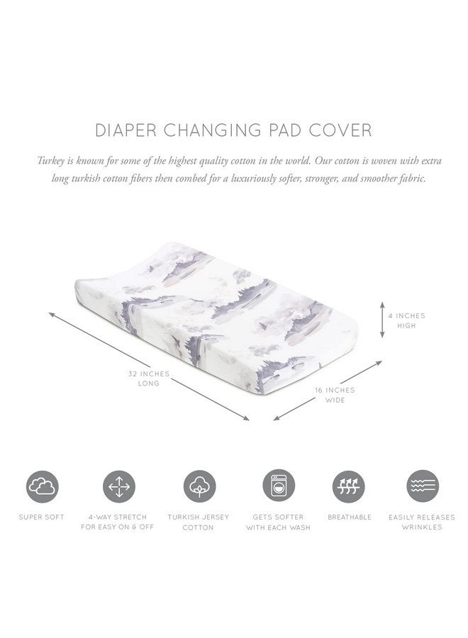 Oilo Changing pad Cover for Baby | Universal Tray Table mat | Cozy, Soft, Washable, Waterproof Diaper Change Sheet Crib mat | Infant/Toddler Diaper Changing Cover| Newborn Nursery pad Change Cover - Image 2
