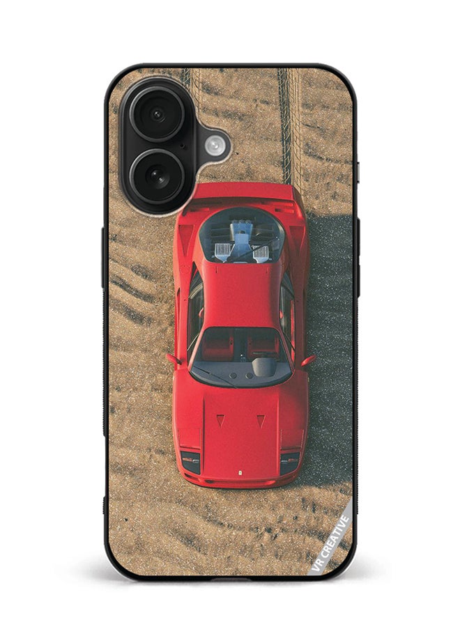 Protective Case Cover For Apple iPhone 16 Plus Ferrari Design Multicolour