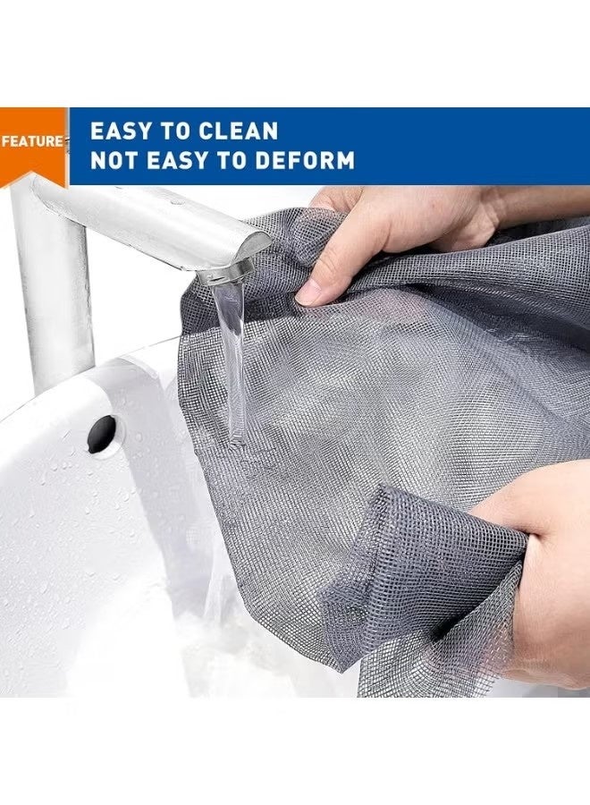 GMORO Fly Screens for Windows 120 X 250 cm Window Screen Net Cuttable Washable and Anti Scratch Black - Image 3