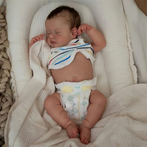 OYESY 20 Inch Lifelike Reborn Baby Dolls Girl Realistic Newborn Baby Full Body Soft Vinyl Real Life Dolls Toddler Baby Doll Birthday Festival Gift Set for Kids Age 3 - Image 1