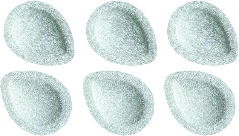 Pedag Drop | German Made | Metatarsal Pads | Anatomically Correct | Metatarsal Arch Support | Vegetable Tan Leather | Self Adhesive | White | Size Large, Fits US Women 11-13 / US Men 8-10 | 3 Pair