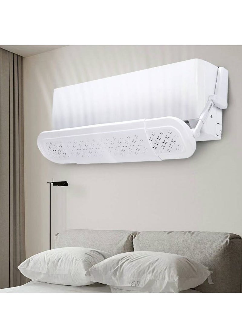 Generic Adjustable Air Conditioner Deflector PVC Air Flow Deflector with 180° Adjustable Ac Wind Deflector ,Air Conditioning Wind Shield Universal，Air Diverter Cover Anti-Wind Baffles for Home Office（18*76-106CM）MKS-159  - Image 2