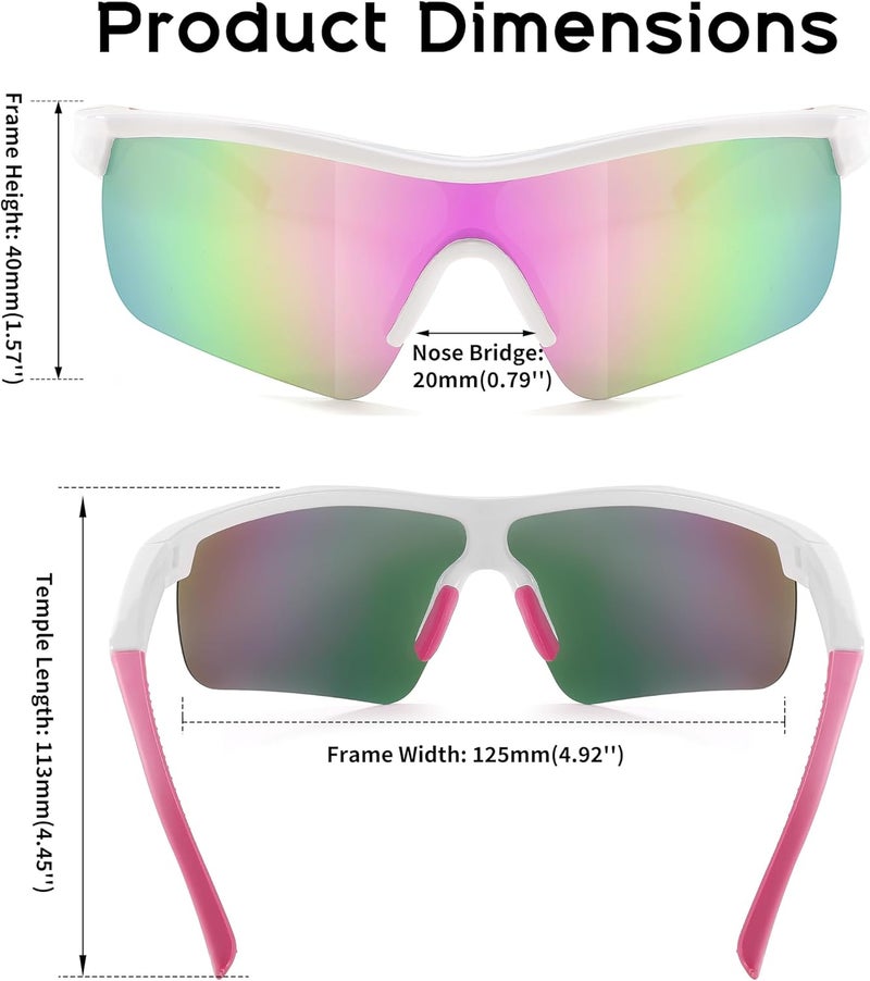 FEISEDY Kids Teens Baseball Polarized Sunglasses Sports TR90 Frame Boys Girls Cycling B2454 - Image 5