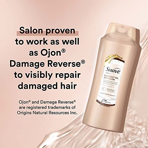 Suave Professionals Repairing Conditioner For Soft and Smooth Hair Coconut Oil Infusion Hair Conditioner for Moisture 28 oz - Image 3