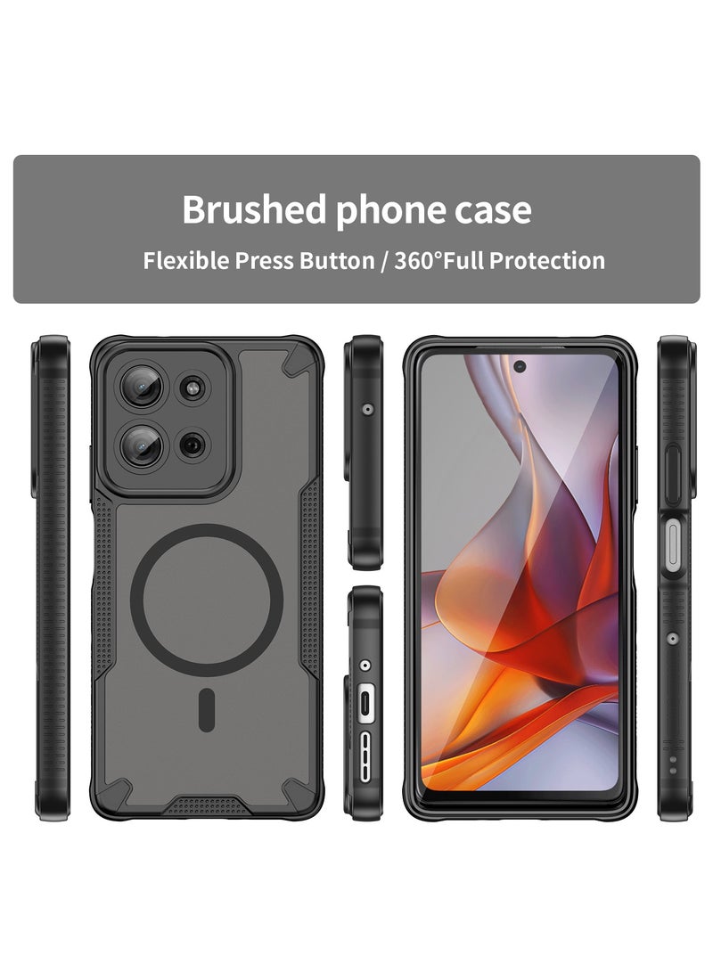 حافظة هاتف مغناطيسية لموتورولا موتو G75 5G مضادة للصدمات هجين متين غلاف واقي درع - Image 2