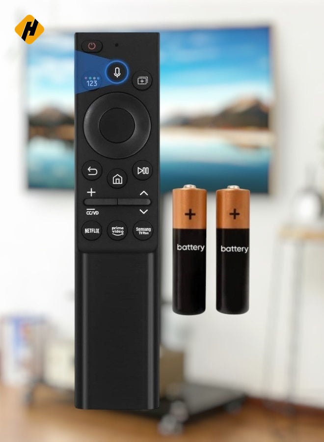 BN59-01357F TM2180E RMCSPA1RP1 Replacement Voice Remote Control for Samsung Smart TVs (2021 Model), Compatible with Samsung QLED Series Smart TVs (Q60A, Q70A, Q80A, QN85A, QN90A, QN800A) – Easy Setup, Full Functionality