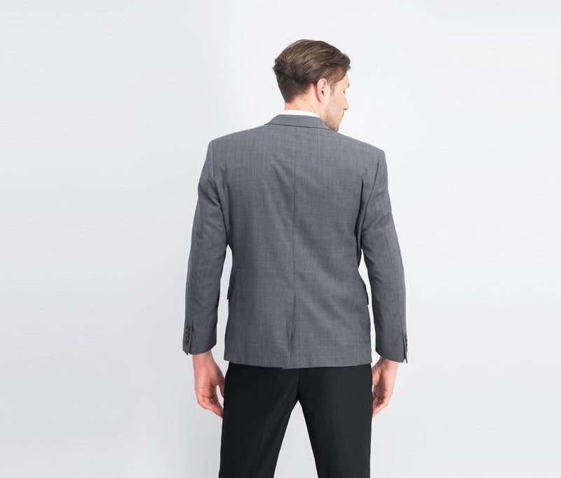 Lauren by Ralph Lauren Men Classic Fit Ultra Flex Long Sleeve Blazers, Grey - Image 3