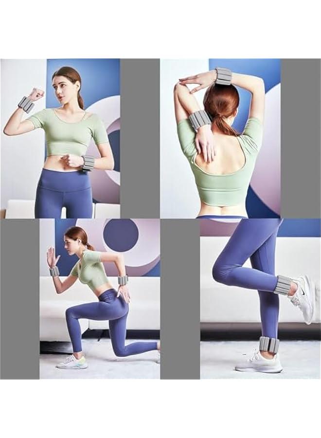 HOOKOR Adjustable Wrist & Ankle Weights for Women and Men, Workout Weights Set of 2 (1Lb Each), Suitable for a Variety of Sports - Image 4