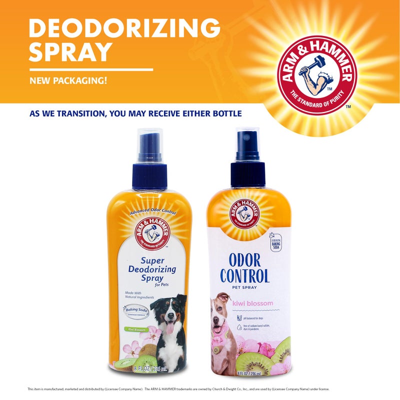 Arm & Hammer for Pets Super Deodorizing Spray for Dogs | Best Odor Eliminating Spray for All Dogs & Puppies | Fresh Kiwi Blossom Scent That Smells Great, 8 Ounces - Image 2