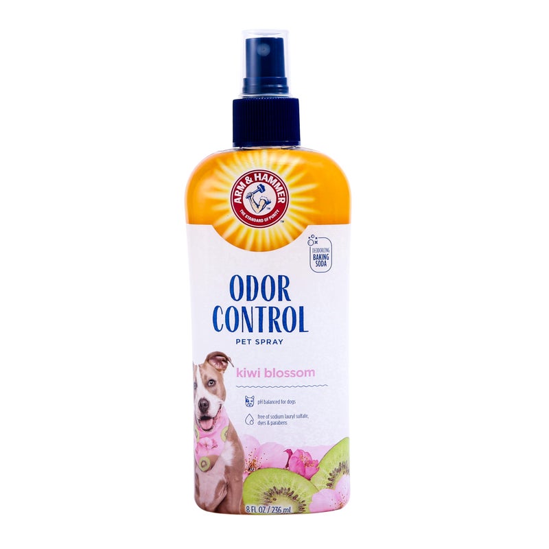 Arm & Hammer for Pets Super Deodorizing Spray for Dogs | Best Odor Eliminating Spray for All Dogs & Puppies | Fresh Kiwi Blossom Scent That Smells Great, 8 Ounces - Image 1