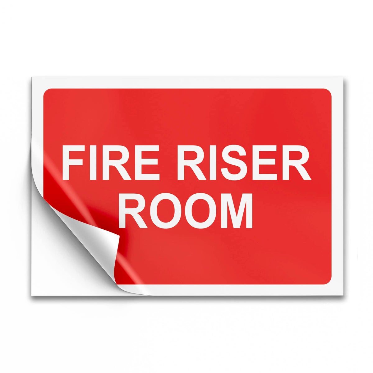 DIMARONGTON Fire Riser Room Sticker 7x10 Vinyl Fire Extinguisher Inside ...