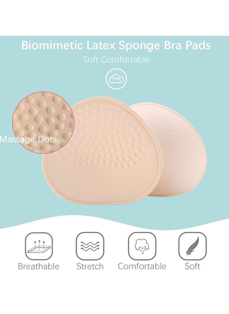 SYOSI - Bra Pads Inserts, Chest Pad for Sports Bra, Cups Inserts Sew Removable Bikini & Swimwear, L - Image 1