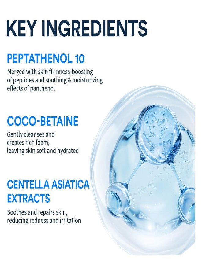 ANOTHERFACE PEPTATHENOL™ Aqua Balance Cleansing Foam 5.07 Fl. Oz., Peptied, Panthenol, Daily Low pH Facial Deep Cleanser, Hydrating Bubble Foam, Korean Skin Care, Mild for Sensitive Skin, Vegan - Image 5