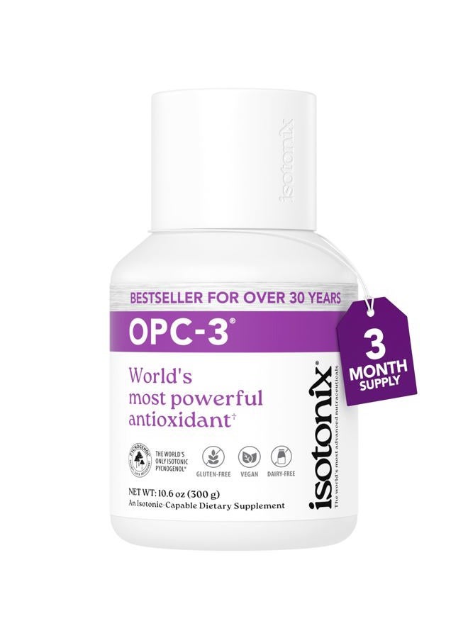 Isotonix OPC-3 Isotonix - Antioxidant Supplement - Pycnogenol, Grape Seed Extracts, Bilberry, Red Wine & Pine Bark Extracts - for Heart & Circulatory Support - 90 Servings - Image 1