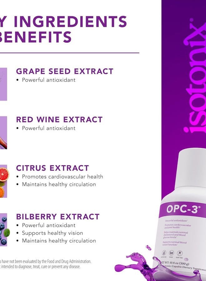 Isotonix OPC-3 Isotonix - Antioxidant Supplement - Pycnogenol, Grape Seed Extracts, Bilberry, Red Wine & Pine Bark Extracts - for Heart & Circulatory Support - 90 Servings - Image 3