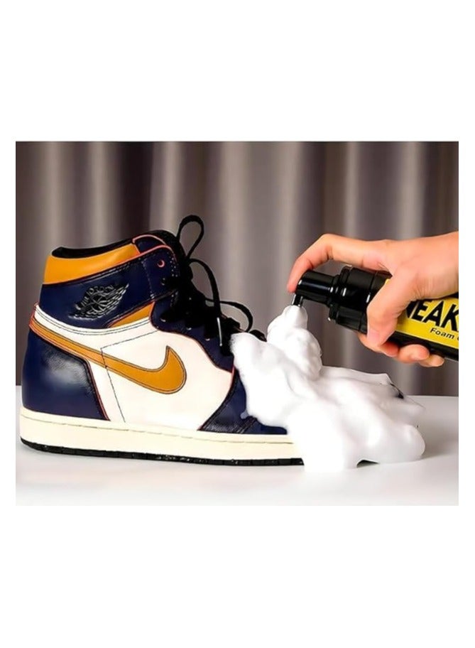 Shoe Cleaner Kit for Sneaker, Water-Free Foam Sneaker Cleaner 5.3Oz with Shoe Brush and Shoe Cloth - Image 2