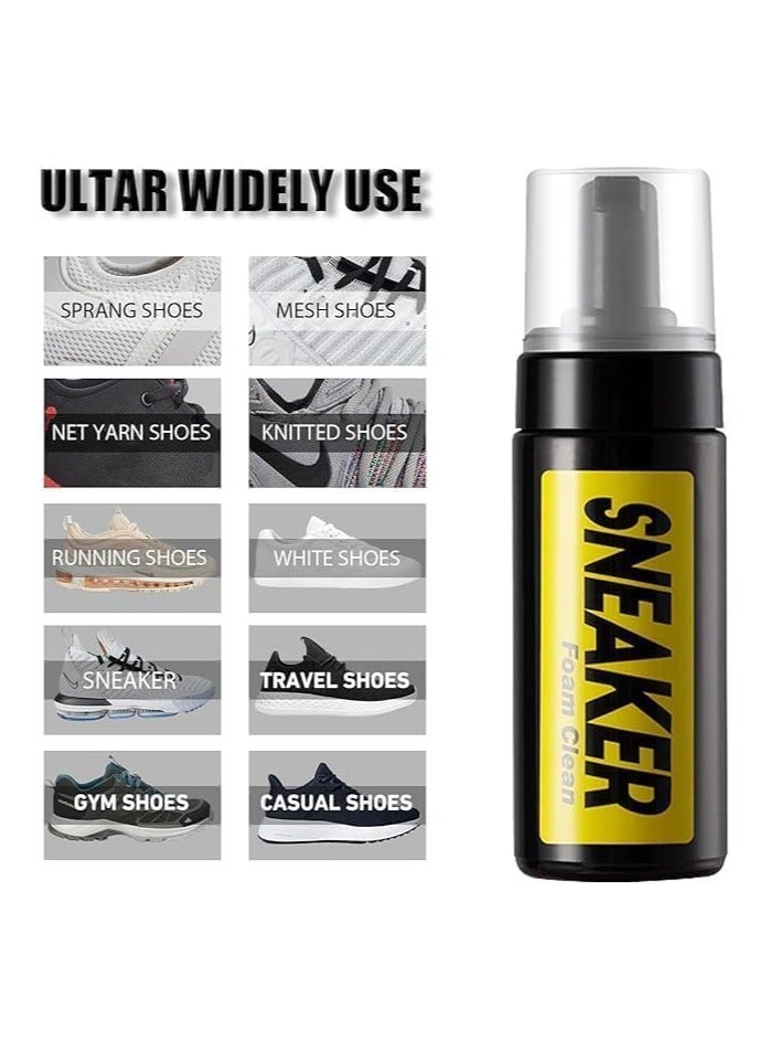 Shoe Cleaner Kit for Sneaker, Water-Free Foam Sneaker Cleaner 5.3Oz with Shoe Brush and Shoe Cloth - Image 3