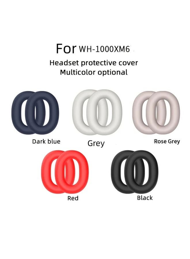 White Suit Protective Case Cover For Sony WH 1000XM6 Headphones With Beam Cover Ear Cap - Image 5