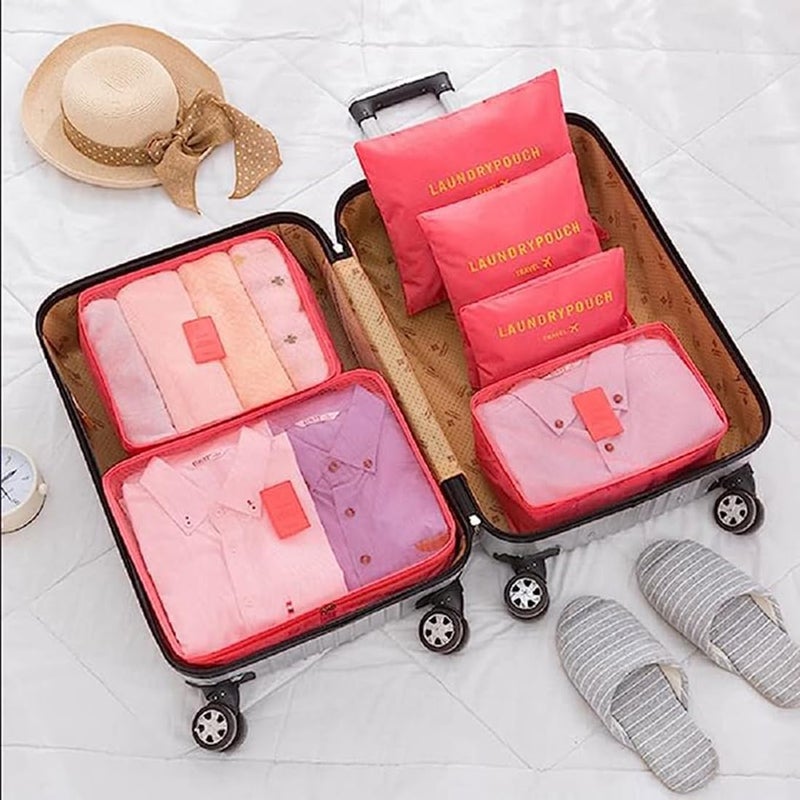 Styleys Set of 6 Packing Cubes Travel Organizer (Multi_S1037) Polyester - Image 2