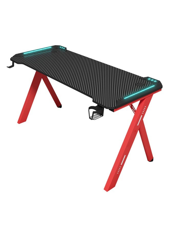 NKX Ergonomic Gaming and Computer Desk with LED Lights 120 CM - Image 2