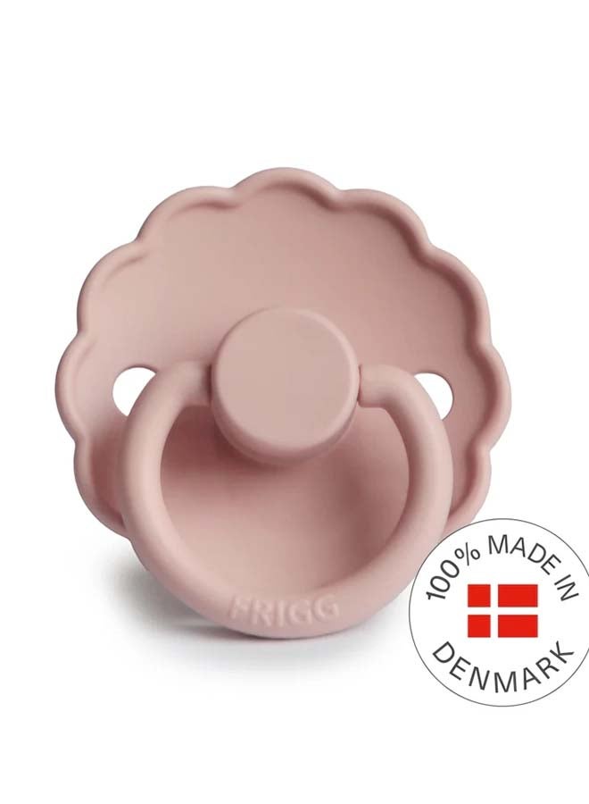 FRIGG Daisy Silicone Baby Pacifier 0-6M 2-Pack Blush/Woodchuck - Size 1 - Image 5