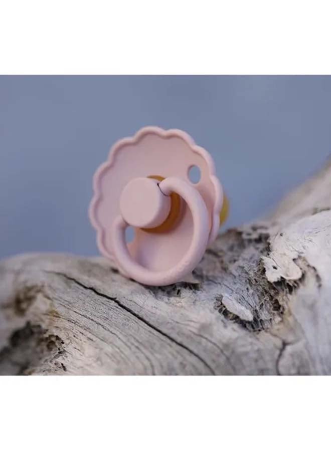 FRIGG Daisy Silicone Baby Pacifier 0-6M 2-Pack Blush/Woodchuck - Size 1 - Image 3
