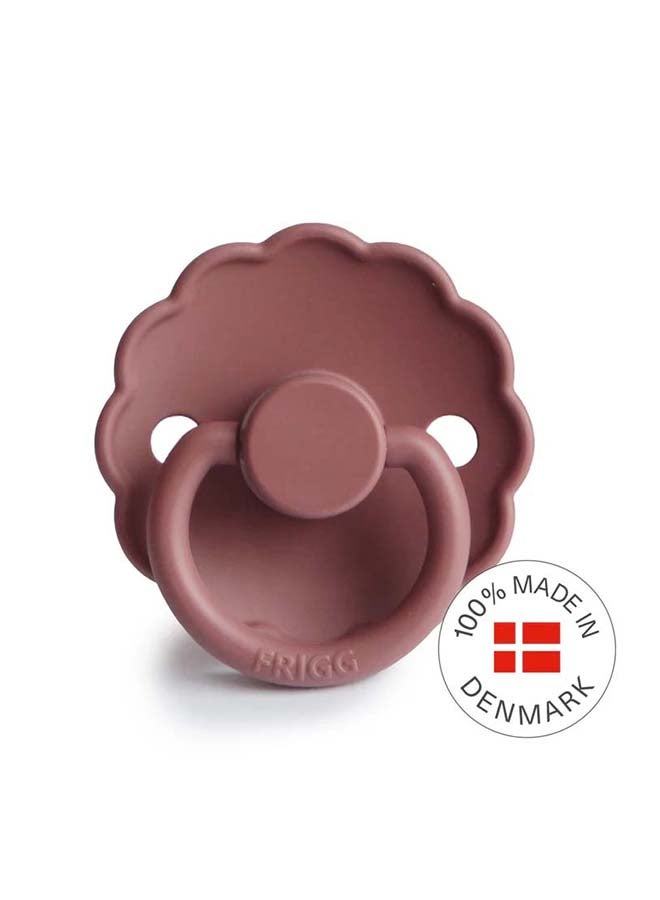 FRIGG لهاية FRIGG Daisy السيليكونية للأطفال 0-6 أشهر 2-Pack بلش/وودتشاك - الحجم 1 - Image 4
