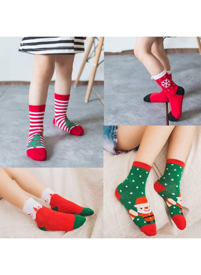 LITOON LITOON Christmas Socks Children Socks Christmas Gift Kid Socks for Kid Boy Girl 5 Pairs - Image 5