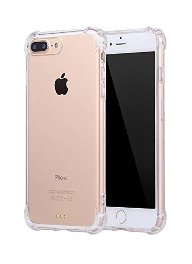 Generic - iPhone 7 Plus Case,iPhone 8 Plus Case,Crystal clear Cover Case [Shock Absorption] with Transparent Hard Plastic Back Plate and Soft TPU Gel Bumper (clear) - Image 1