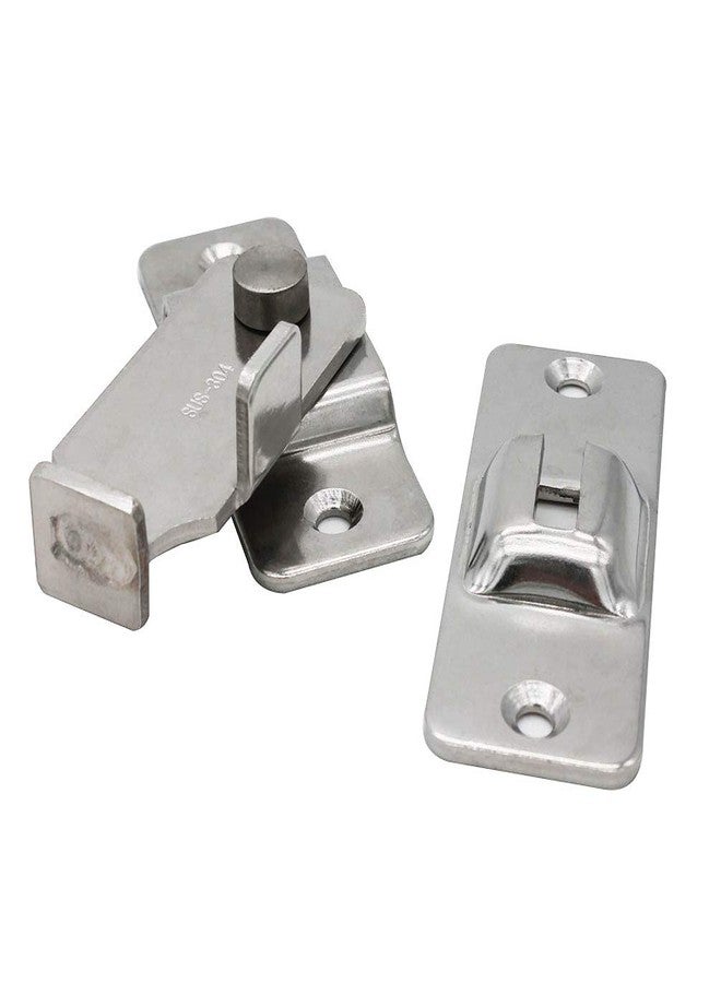 WANLIAN Sliding Barn Door Swivel Safety Hasp, Flip Door Latch, 90 Degree Heavy Duty Stainless Steel Bar Gate Latches Safety Door Lock - Image 4