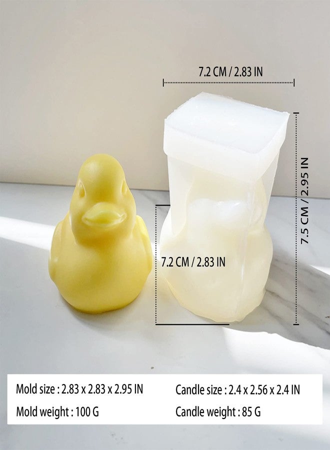 ZAKVOOR 3D Duck Candle Silicone Molds Animal Resin Casting Mould for DIY Candle Making Polymer Clay Craft Plaster Home Decoration - Image 2