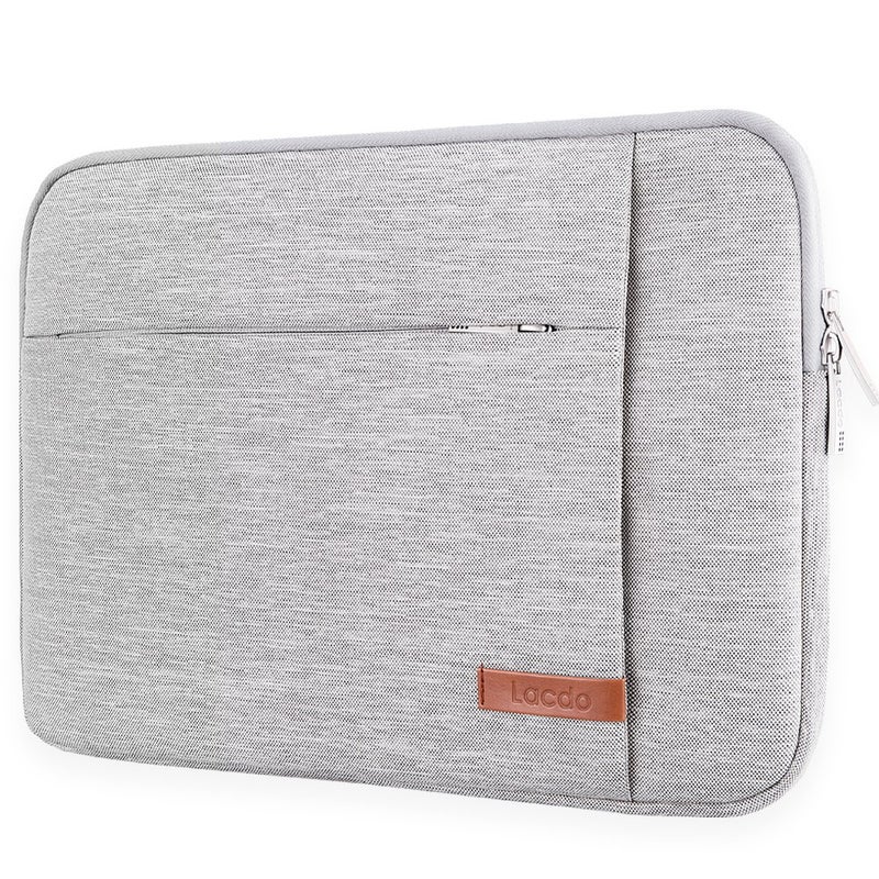 Lacdo Laptop Sleeve Case for 14 inch MacBook Pro M5 ProMax A3426 A3427 2026 M5M4M3M2M1 A3434 A3112 A3401 A3185 A2918 A2992 20252021 138 inch Microsoft Surface Laptop 7th Computer Bag Gray - Image 2