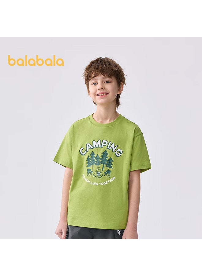 Balabala Kids Short Sleeve T-shirt Boys Girls Summer Quick-drying Moisture-wicking Parent-child Top 208225117220 - Image 4
