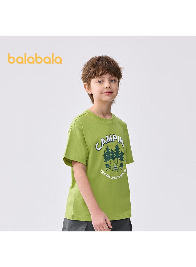 Balabala Kids Short Sleeve T-shirt Boys Girls Summer Quick-drying Moisture-wicking Parent-child Top 208225117220 - Image 3