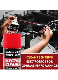 سافي واكس بخاخ منظف كهربائي من Safi Wax – 450 مل، سريع الجفاف، غير موصل للكهرباء، تركيبة خالية من البقايا  - Image 4