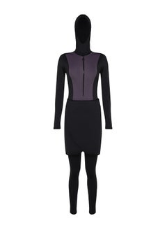 trendyol Smoked Color Block Beachwear Fully Covered 4-Piece Swimsuit Set TCTSS24CF00000  - Image 4