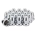 Cabtherlyn 33mm x 2 78 Lug Nut Covers PushOn Standard ABS Chrome Plastic Lug Nut Cover for Semi Trucks Trailers 20 Pack - Image 2