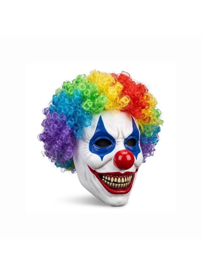 Brain Giggles Cosplay Halloween Accessories Mask Creepy Mask for Costume Party Mask - Clown Mask Wig - Image 2