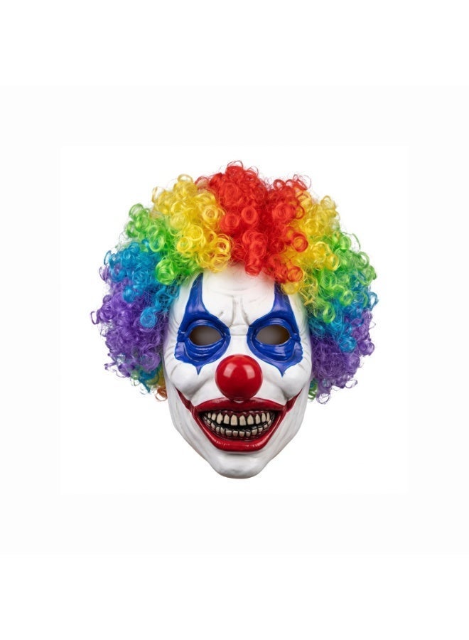 Brain Giggles Cosplay Halloween Accessories Mask Creepy Mask for Costume Party Mask - Clown Mask Wig - Image 1