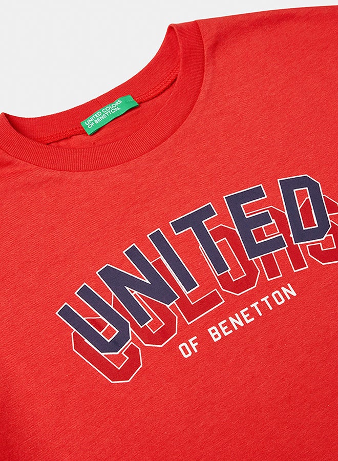 Boys Short Sleeve T-Shirt In 100% Cotton