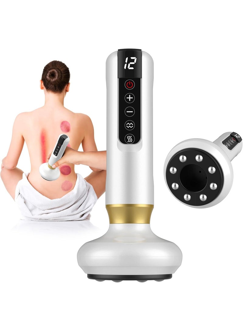 Handheld Anti Cellulite Massage Tool,Cellulite Massager Electric Fat Remover with 12 Suction Modes,Rechargeable & Cordless,Intelligent Cupping Massager for Arms,Legs,Back Used at Home - Image 1