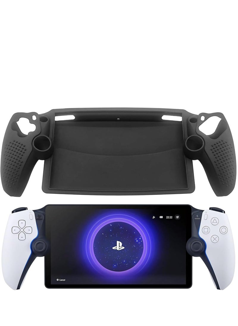 Generic Playstation Portal Case Silicone Shock Absorption Anti Fingerprint Scratch Resistant Cover Black  - Image 1